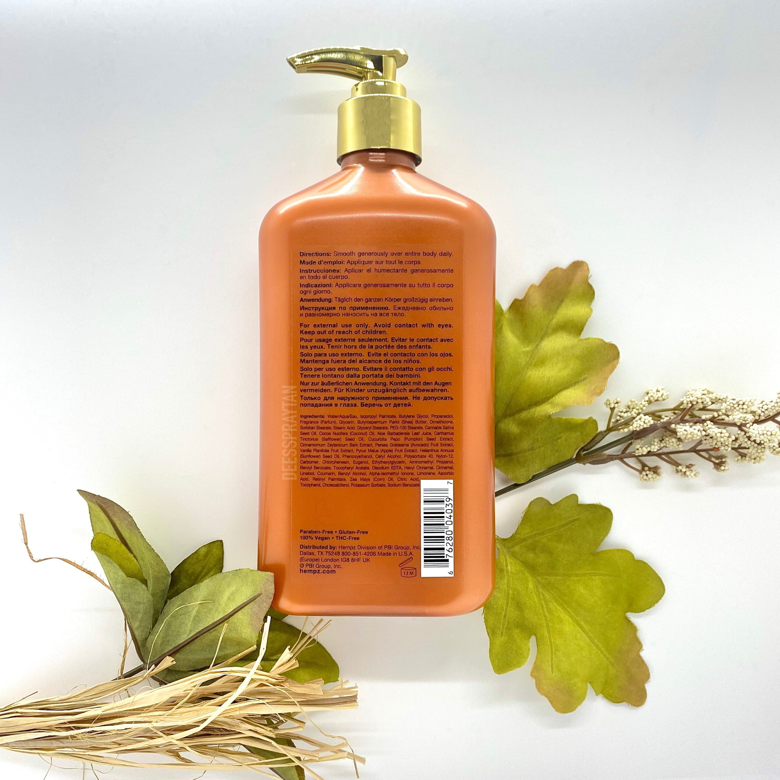 hempz pumpkin spice lotion
